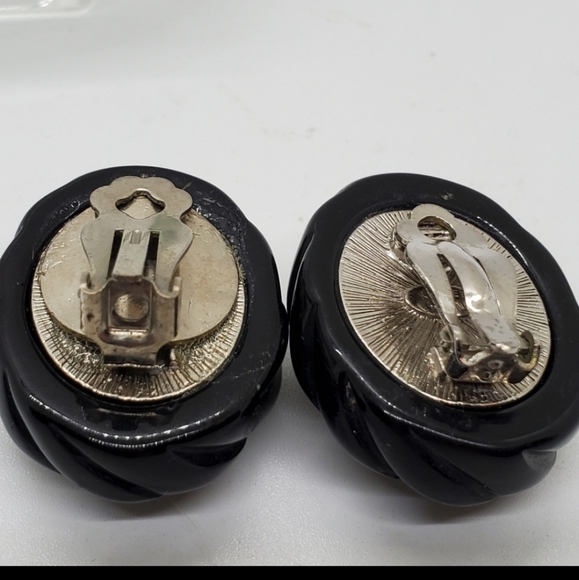 Vintage Kenneth Jay Lane Signed Rare Earrings - Picture 4 of 7